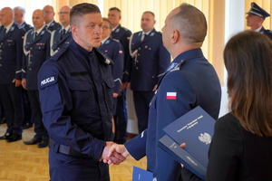 Ślubowanie nowych policjantów