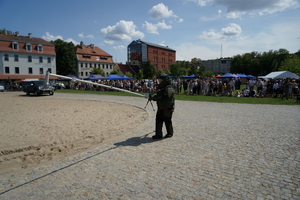 policyjny piknik na Wyspie Młyńskiej