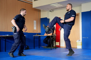 Policjanci podczas Turnieju Par Patrolowych