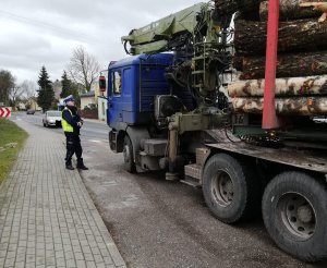 Policyjna akcja „Bus &amp; Truck” na drogach powiatu tucholskiego.