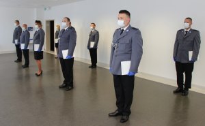 W dniu 15.07.2020r. w sali tradycji tucholskiej komendy odbyły się uroczyste obchody z okazji Święta Policji, w których wzięli udział policjanci i pracownicy korpusu służby cywilnej.