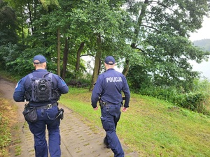 Patrol pieszy policjantów