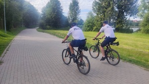 Patrol rowerowy policjantów