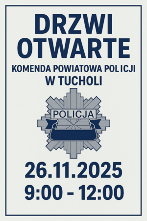 plakat drzwi otwartych